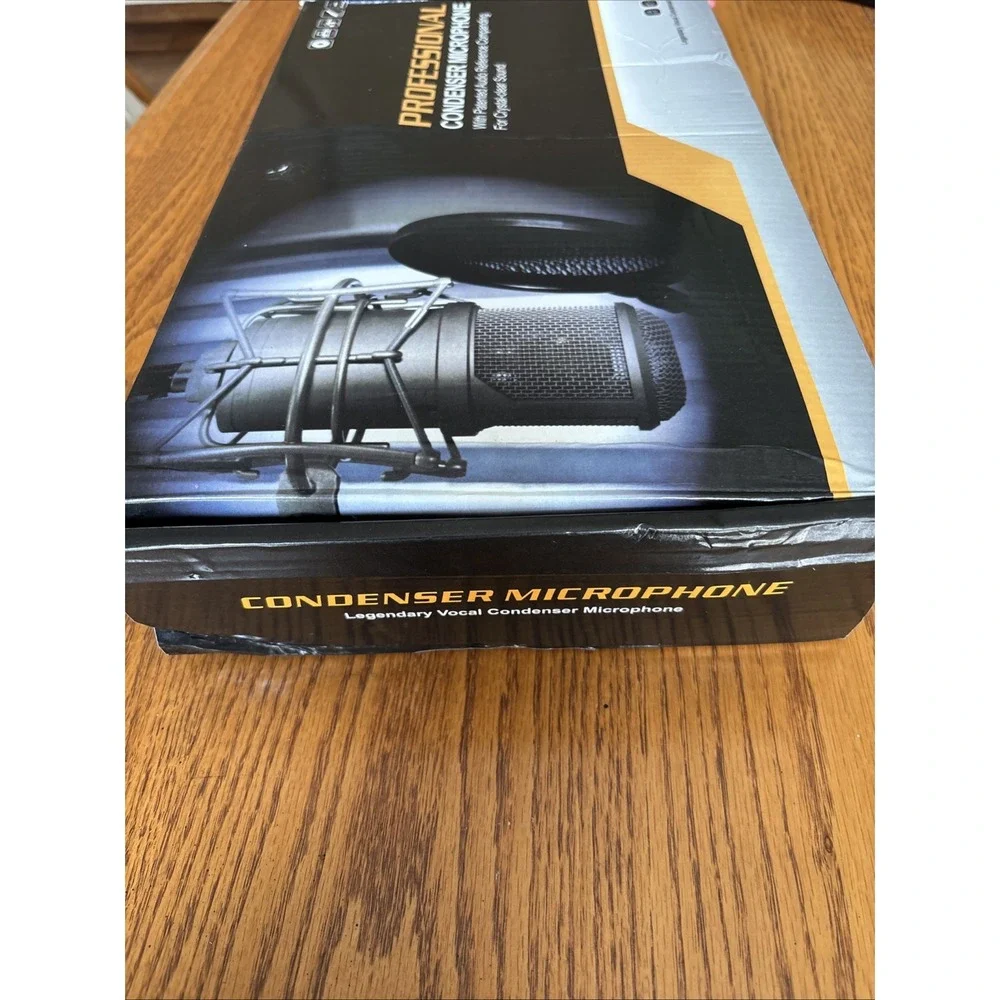 Professional Condenser‎ Microphone Black Bundle One Pack ALPOWL BM800TZ